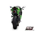 Uitlaatdemper Oval carbon Kawasaki Ninja 400 (18-20)