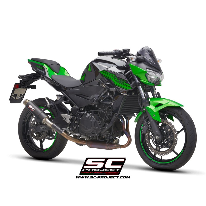 Uitlaatdemper GP-M2 carbon Kawasaki Z400 (19-20)