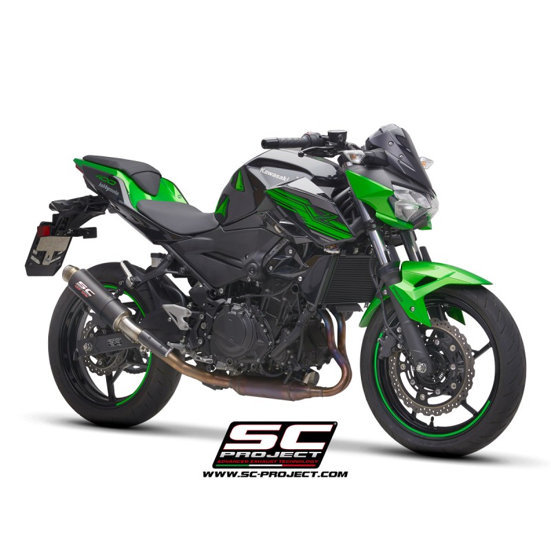 Uitlaatdemper GP-M2 carbon Kawasaki Z400 (19-20)