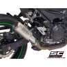 Uitlaatdemper CR-T titanium Kawasaki Z400 (19-20)