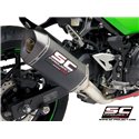 Uitlaatsysteem 2-1 SC1-M carbon Kawasaki Ninja 400 (18-20)