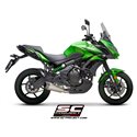 Uitlaatsysteem 2-1 SC1-R GT zwart Kawasaki Versys 650 (17-20)