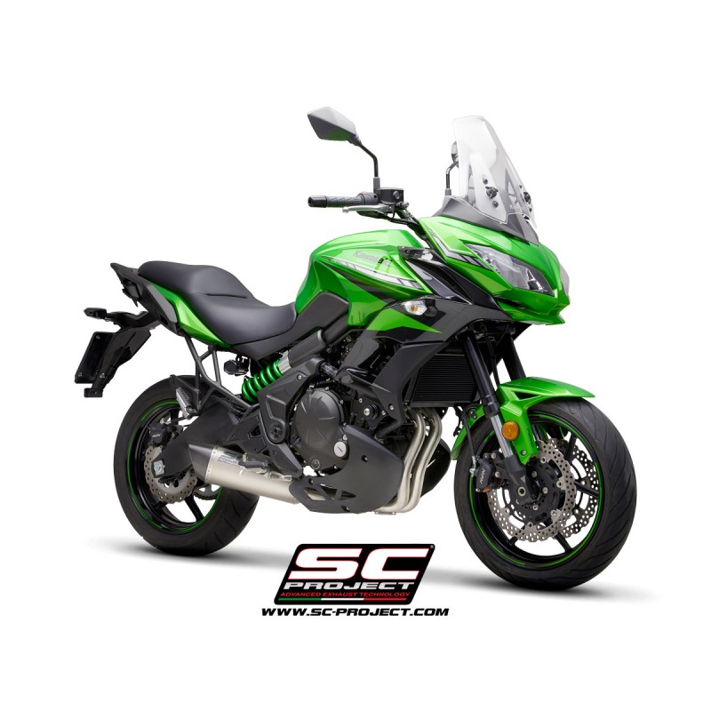 Uitlaatsysteem 2-1 SC1-R GT zwart Kawasaki Versys 650 (17-20)