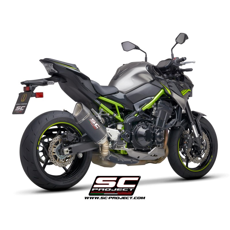 Uitlaatdemper SC1-R carbon Kawasaki Z900 (20)