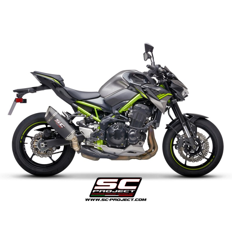 Uitlaatdemper SC1-R carbon Kawasaki Z900 (20)