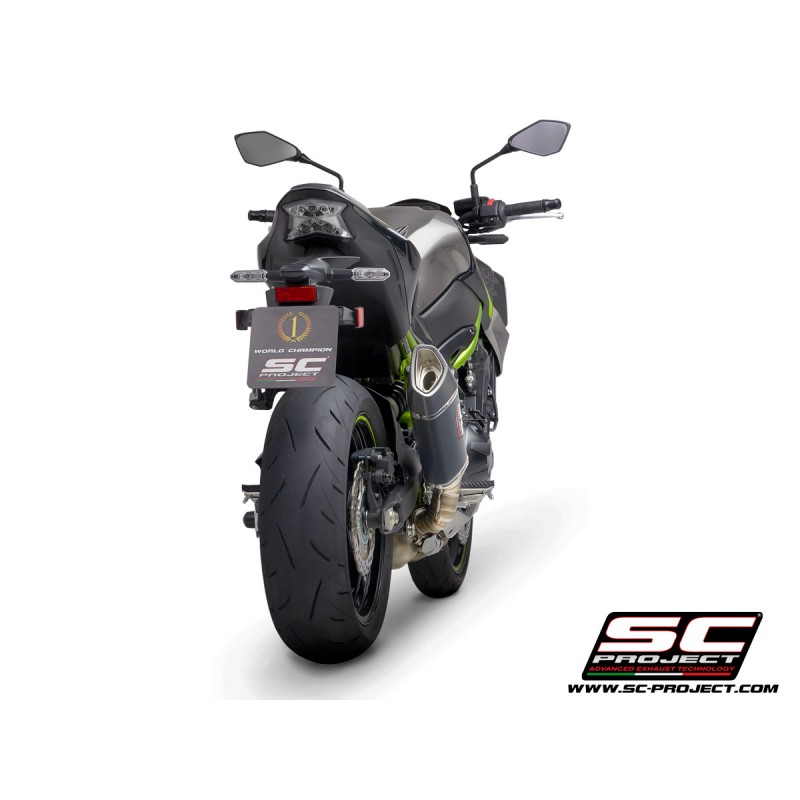 Uitlaatdemper SC1-R carbon Kawasaki Z900 (20)