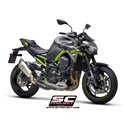 Uitlaatdemper SC1-R titanium Kawasaki Z900 (20)