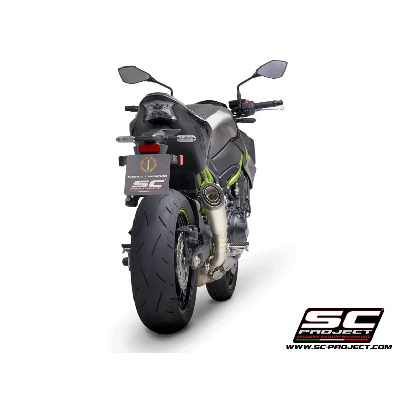 Uitlaatdemper S1 titanium Kawasaki Z900 (20)