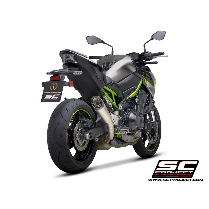 Uitlaatdemper S1 titanium Kawasaki Z900 (20)