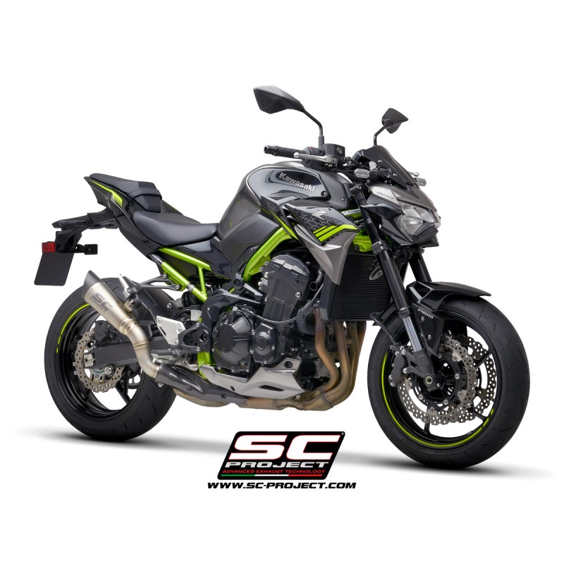 Uitlaatdemper S1 titanium Kawasaki Z900 (20)