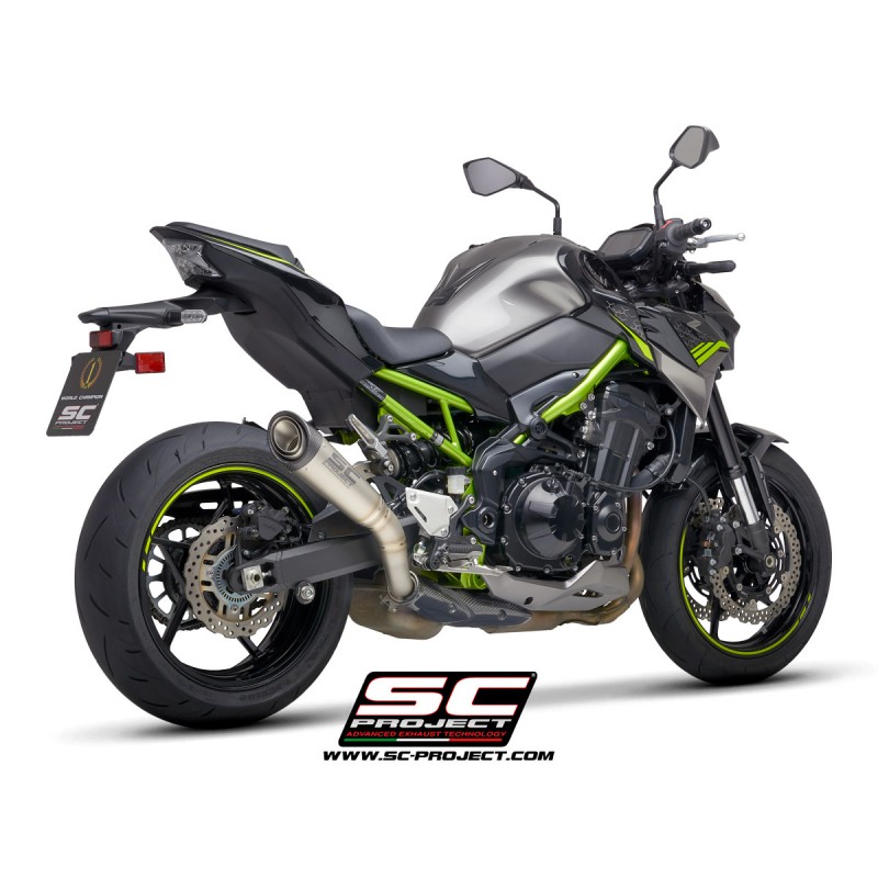 Uitlaatdemper S1 titanium Kawasaki Z900 (20)