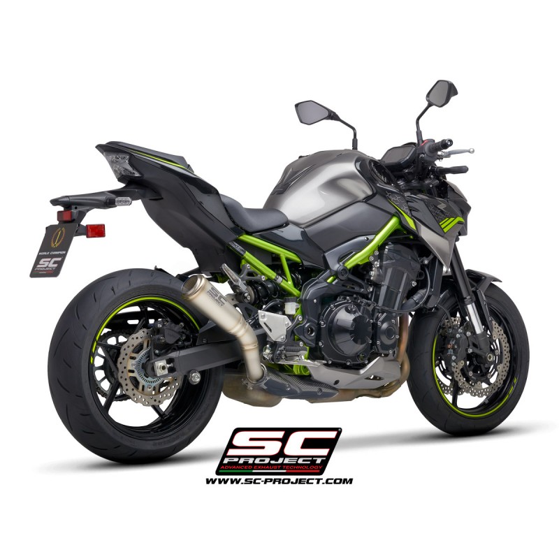 Uitlaatdemper S1-GP titanium Kawasaki Z900 (20)