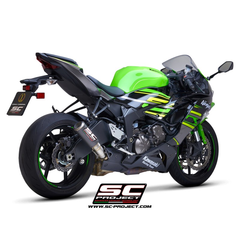 Uitlaatdemper CR-T carbon Kawasaki ZX-6R 636 (19-21)