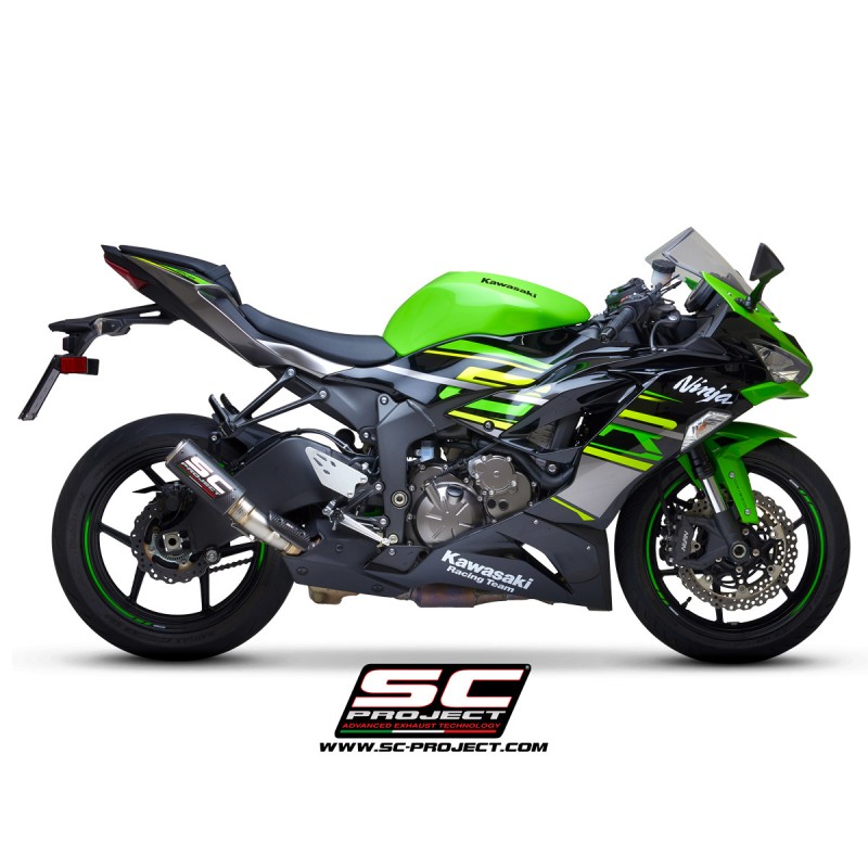 Uitlaatdemper CR-T titanium Kawasaki ZX-6R 636 (19-21)