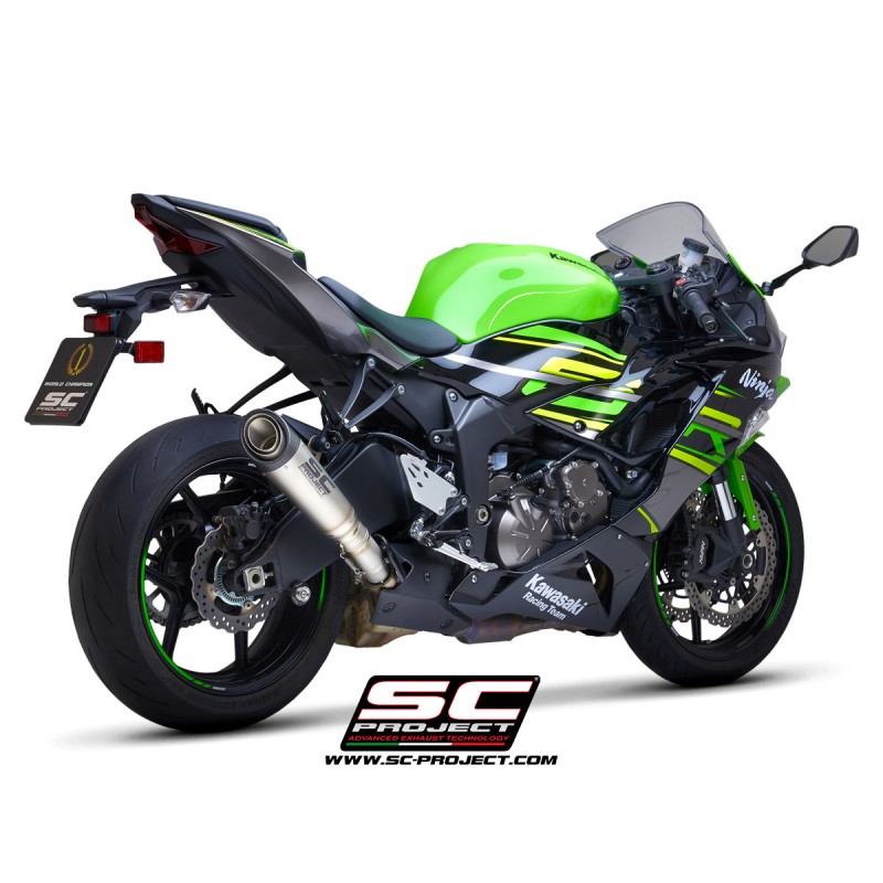 Uitlaatdemper S1 titanium Kawasaki ZX-6R 636 (19-21)