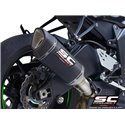 Uitlaatdemper SC1-R carbon Kawasaki ZX-6R 636 (19-21)