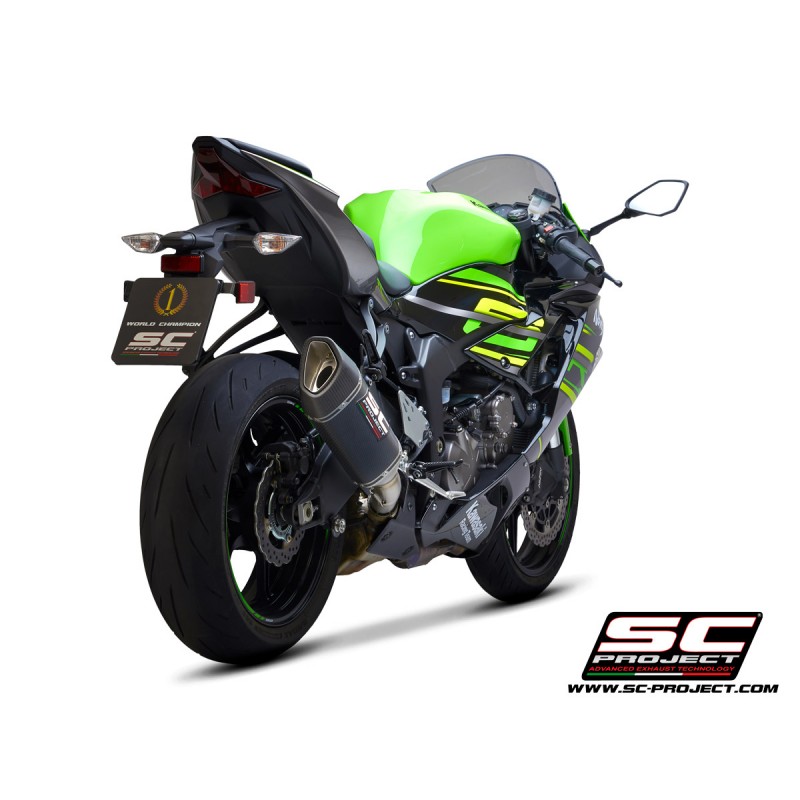 Uitlaatdemper SC1-R titanium Kawasaki ZX-6R 636 (19-21)