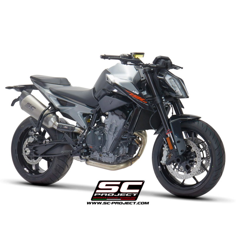 Uitlaatdemper SC1-R titanium KTM 790 Duke (18-20)