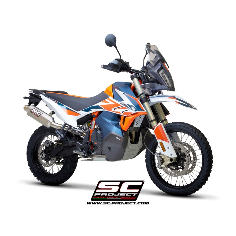 Uitlaatdemper Rally Raid titanium KTM 790 Adventure (19-20)