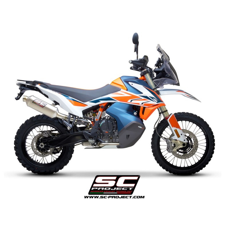 Uitlaatdemper Rally Raid titanium KTM 790 Adventure (19-20)