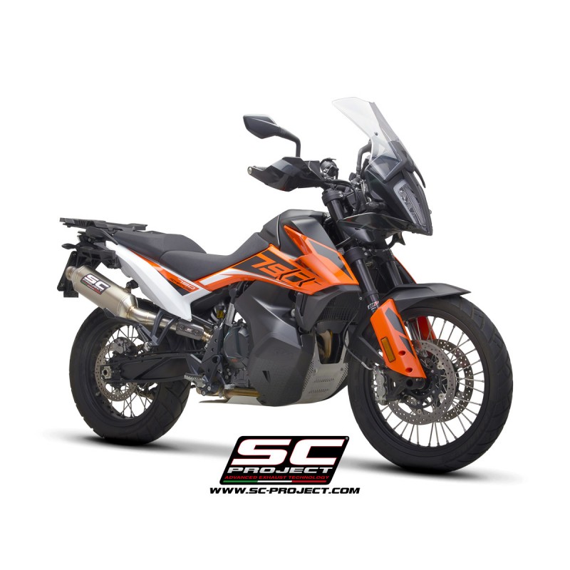 Uitlaatdemper Rally Raid titanium KTM 790 Adventure (19-20)