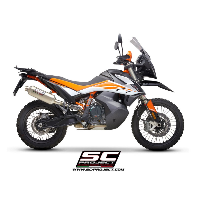 Uitlaatdemper Rally Raid titanium KTM 790 Adventure (19-20)