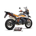 Uitlaatdemper Rally Raid titanium KTM 790 Adventure (19-20)