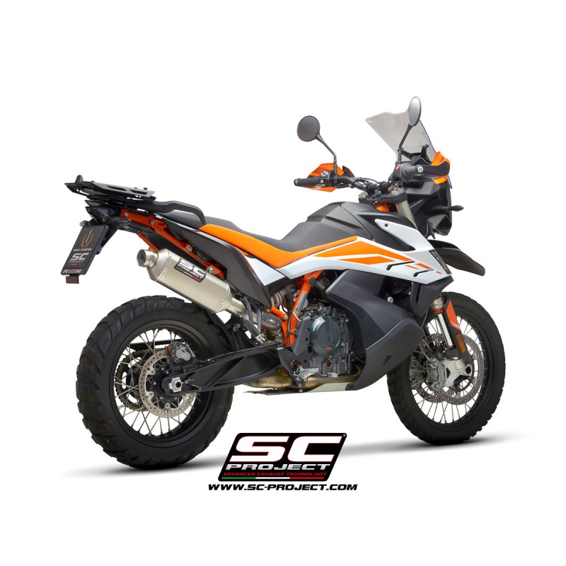 Uitlaatdemper Rally Raid titanium KTM 790 Adventure (19-20)