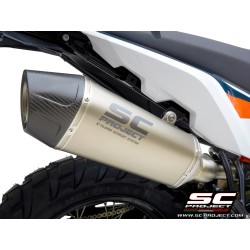 Uitlaatdemper X-Plorer II titanium KTM 790 Adventure (19-20)