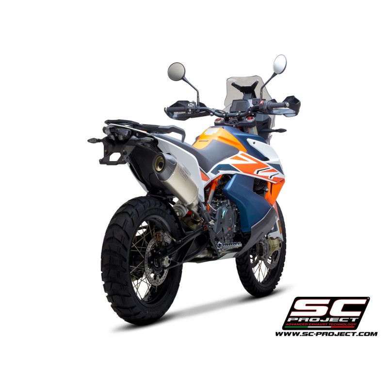 Uitlaatdemper X-Plorer II titanium KTM 790 Adventure (19-20)