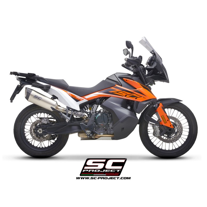 Uitlaatdemper SC1-R titanium KTM 790 Adventure (19-20)