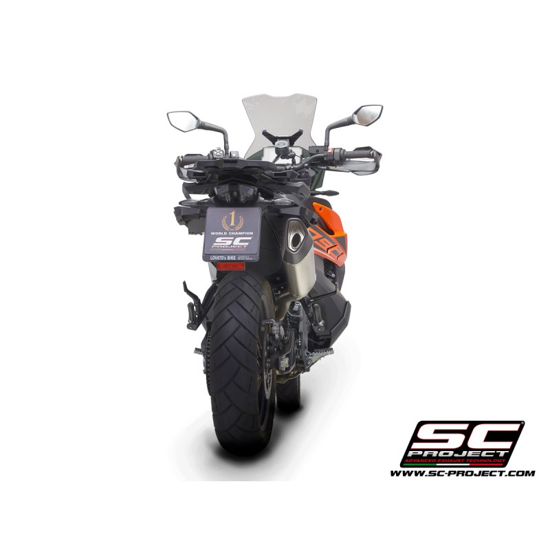 Uitlaatdemper SC1-R titanium KTM 790 Adventure (19-20)