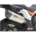 Uitlaatdemper SC1-R titanium KTM 790 Adventure (19-20)