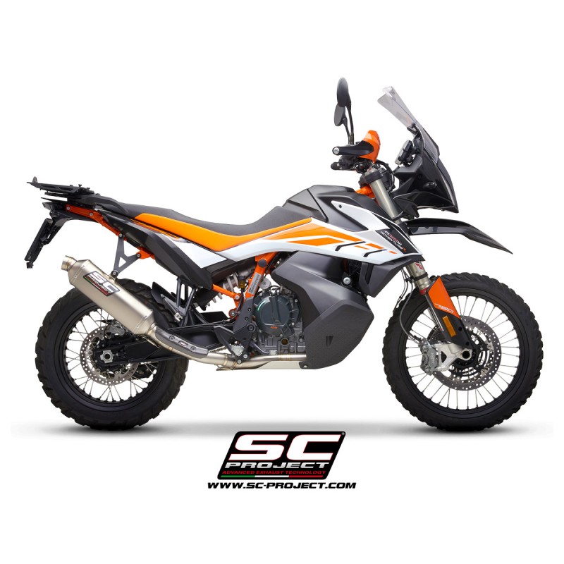 Uitlaatsysteem 2-1 Rally Raid titanium KTM 790 Adventure (19-20)