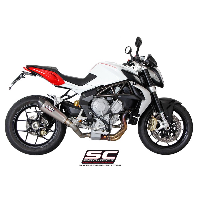 Uitlaatdemper Conical titanium MV Agusta Brutale 675-800 (11-15)