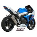 Uitlaatdemper Oval titanium Suzuki GSXR1000 (09-11)