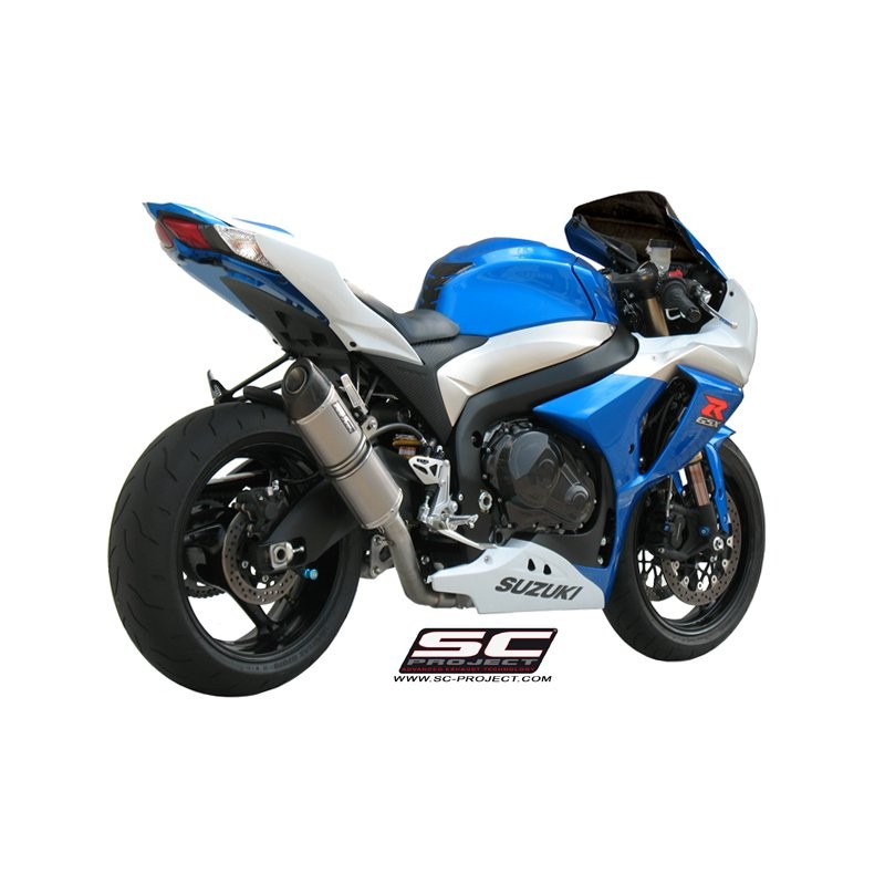 Uitlaatdemper Oval titanium Suzuki GSXR1000 (09-11)