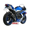 Uitlaatdemper Oval carbon Suzuki GSXR600/750 (08-10)