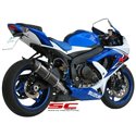 Uitlaatdemper Oval carbon Suzuki GSXR600/750 (08-10)