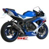 Uitlaatdemper Oval carbon Suzuki GSXR600/750 (08-10)