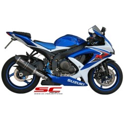 Uitlaatdemper Oval carbon Suzuki GSXR600/750 (08-10)