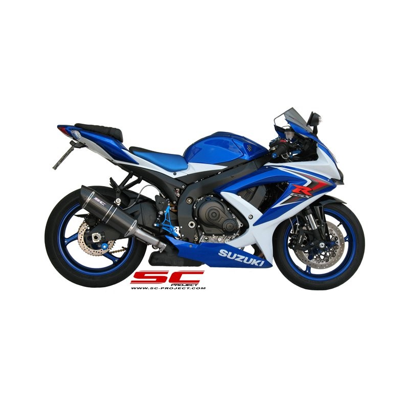 Uitlaatdemper Oval carbon Suzuki GSXR600/750 (08-10)