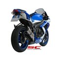 Uitlaatdemper Oval titanium Suzuki GSXR600/750 (08-10)