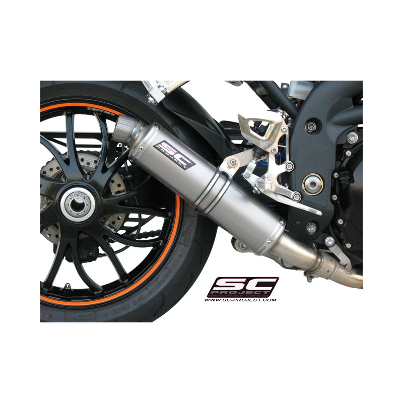 Uitlaatdemper GP titanium Suzuki GSXR600/750 (08-10)