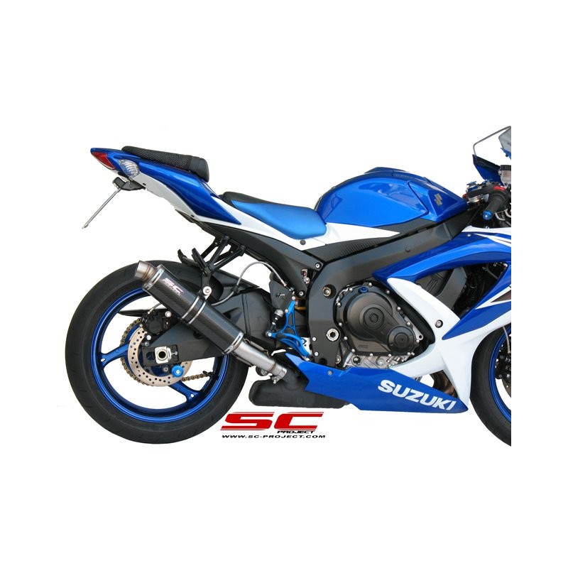 Uitlaatdemper GP titanium Suzuki GSXR600/750 (08-10)