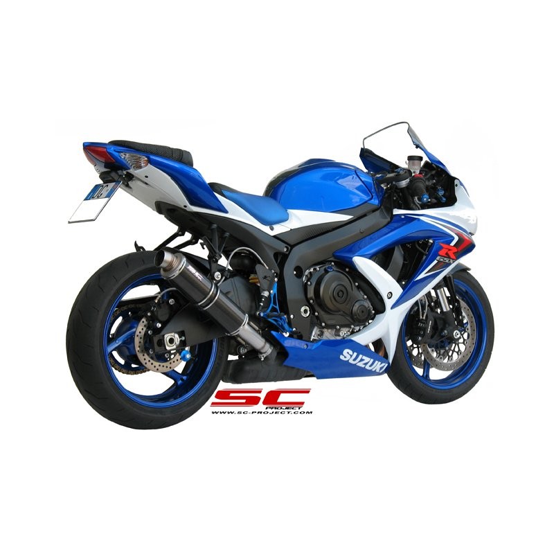 Uitlaatdemper GP titanium Suzuki GSXR600/750 (08-10)