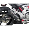 Uitlaatdemper Oval carbon Suzuki SFV650 (09-15)