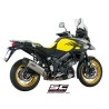 Uitlaatdemper Adventure titanium Suzuki DL650 V-Strom (17-19)