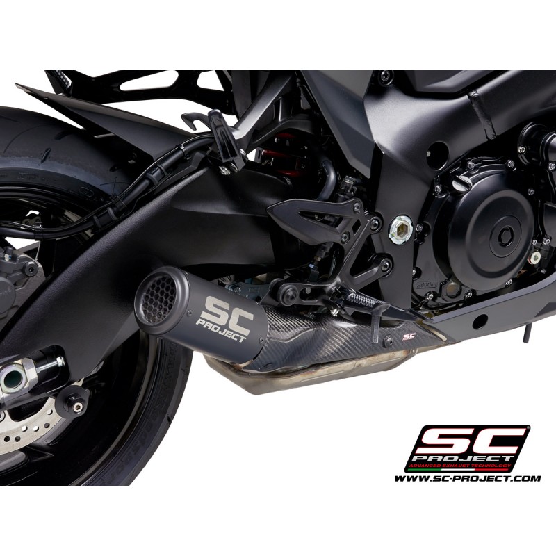 Uitlaatdemper CR-T zwart Suzuki GSX-S1000 Katana (19-20)