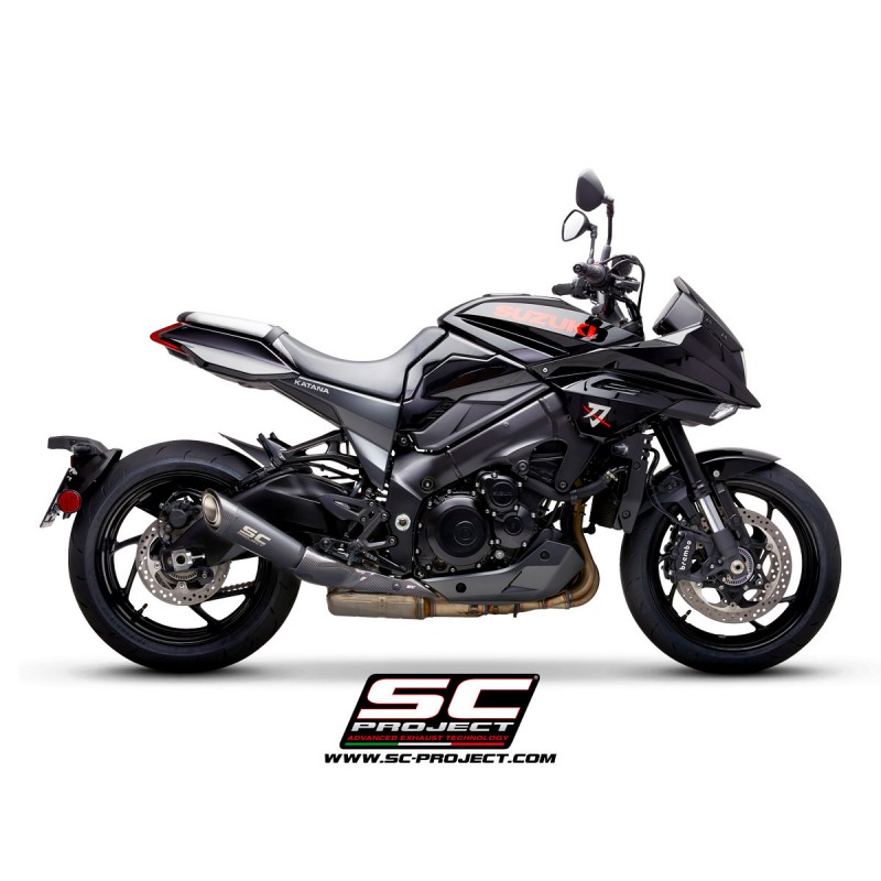 Uitlaatdemper S1 RVS Suzuki GSX-S1000 Katana (19-20)